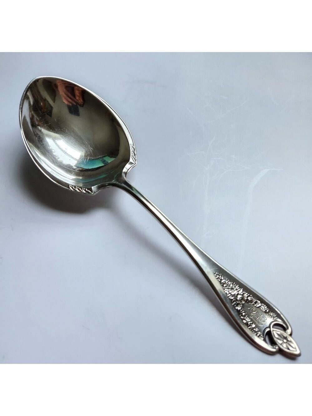 Rogers Old Colony Pattern Serving Spoon Berry Spoon XS Triple Silverplate 9"